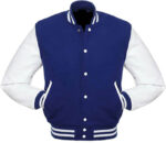 Blue Varsity Letterman baseball jacket