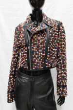 Skittles Short Leather Women's Jacket