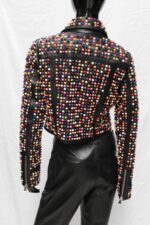Skittles Short Leather Women's Jacket