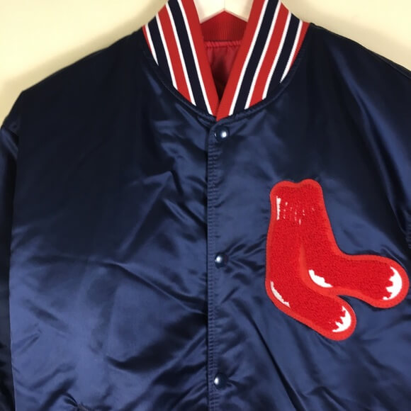 Vintage MLB Boston Red Socks Button Up Lightweight Baseball Jacket