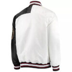 White&Black Chicago Blackhawks Satin Jacket
