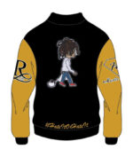Custom Design Yellow and Black Varsity Jacket