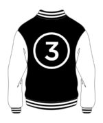 Custom Varsity Major Black And White Jacket