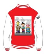 Custom Design Red and White Varsity Jacket