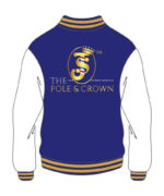 Custom Blue and White Varsity Men Jacket