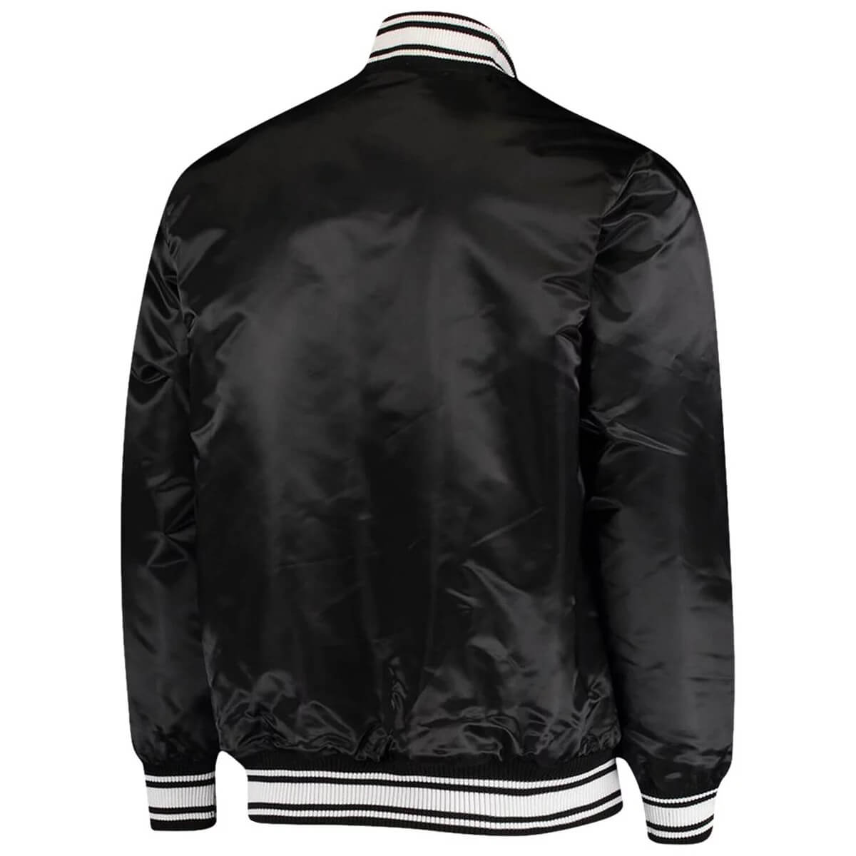 Bomber Jacksonville Jaguars Black Satin Jacket