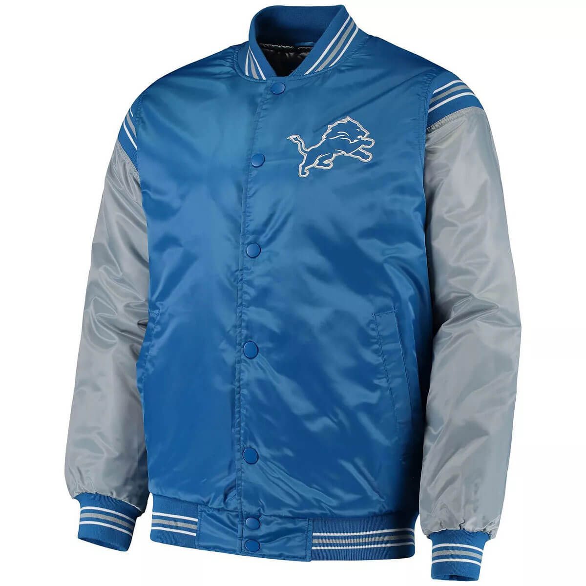 Valentino Dragon-embroidered Satin Baseball Jacket in Blue for Men