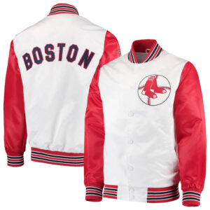 VINTAGE MAJESTIC BOSTON RED SOX MLB SATIN JACKET SZ: L – Stay Alive vintage  store