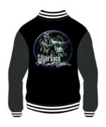 Custom Black and Grey Varsity Jacket