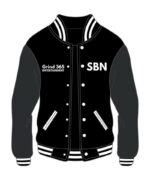 Custom Black and Grey Varsity Jacket