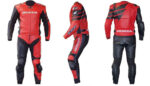 Honda Red and Black Motorcycle Racing Leather Suit