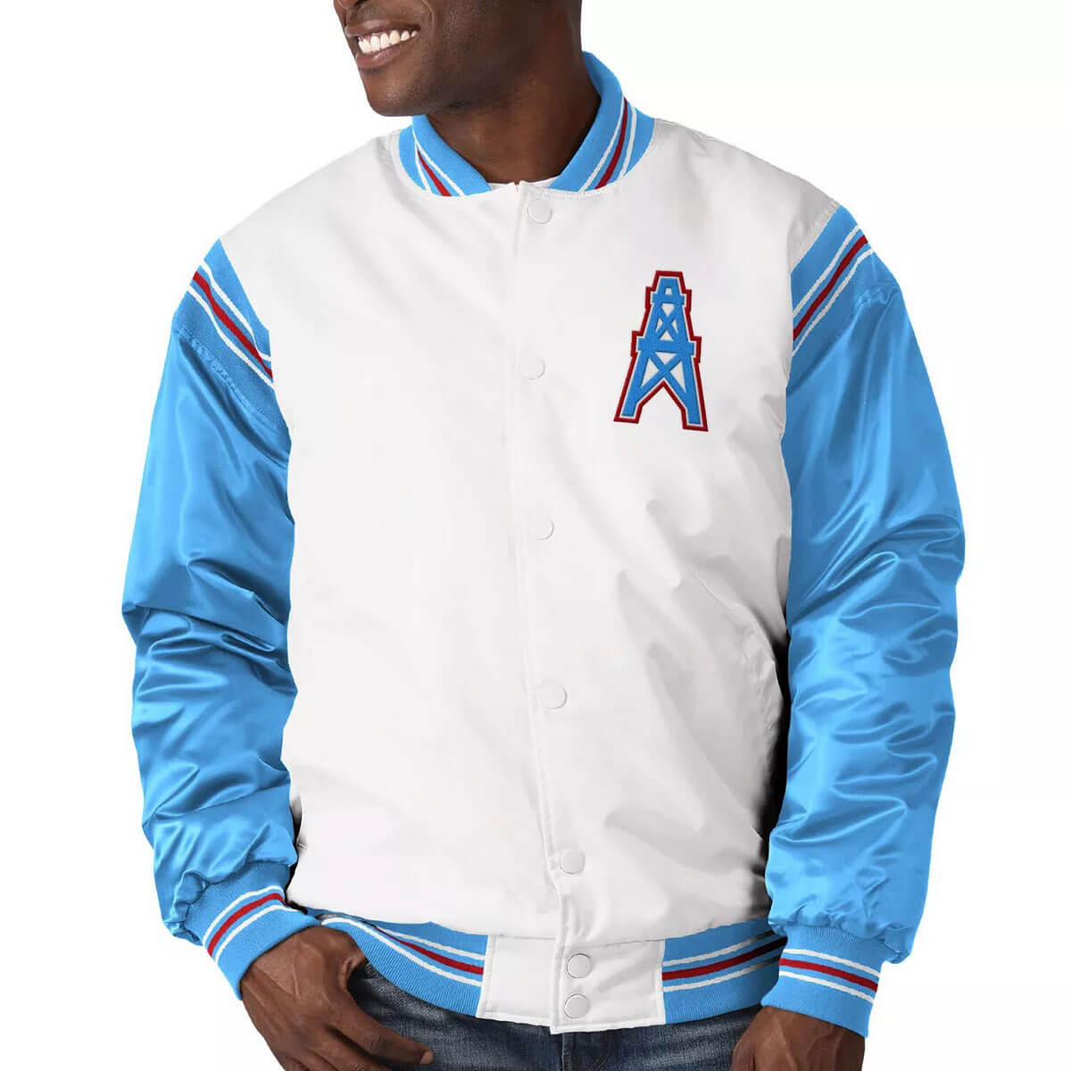 Used XL Houston Oilers Starter Jacket Vintage 80S 90s Vintage 