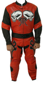 Red Moon Motorcycle Racing Leather Suit