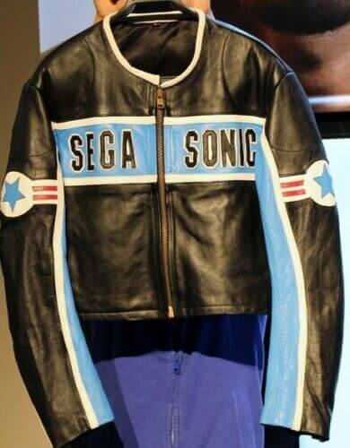 SEGA Sonic the Hedgehog Leather Jacket - Maker of Jacket