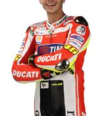 Valentino Rossi Ducati Corse MotoGP Motorcycle Leather Suit