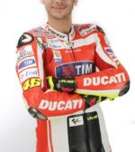 Valentino Rossi Ducati Corse MotoGP Motorcycle Leather Suit