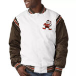 Cleve Land Browns Varsity Jacket Cleveland Browns Fan Gear -   Finland