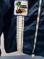 Black Vintage Ford Cobra Mustang Daytona Beach Jacket