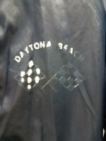 Black Vintage Ford Cobra Mustang Daytona Beach JacketBlack Vintage Ford Cobra Mustang Daytona Beach Jacket