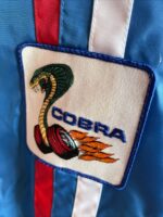 Blue Vintage Ford Mustang Cobra Shelby Racing Jacket