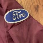Maroon Vintage Ford Mustang Cobra Shelby Jacket