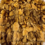 Men's Honey Comb Hooded Fox Fur Coat