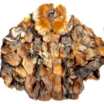 Natural Arctic Mink Fur Fox Fur Collar Jacket