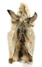 Natural Plush Fox Tail Shearling Vest