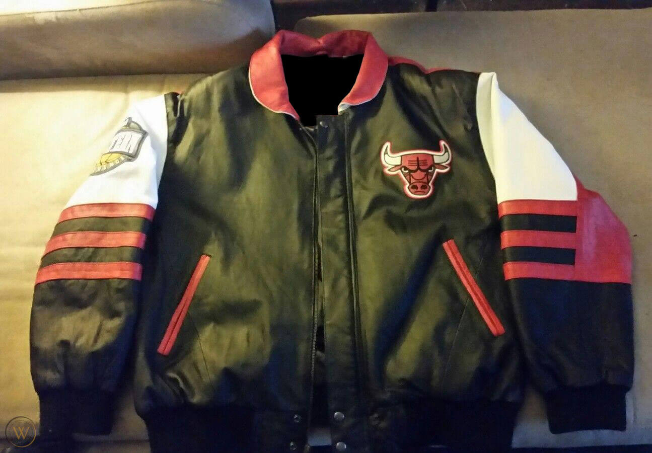 Vintage Jeff Hamilton Chicago Bulls Jacket Sz. M