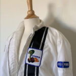 White Vintage Ford Mustang Cobra Shelby Jacket