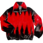 Wine Black Full Mink Fur Jacket