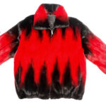 Wine Black Full Mink Fur Jacket