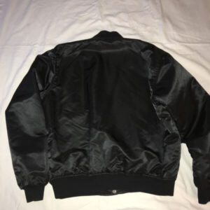 Black Oakland Vintage Satin Jacket