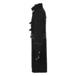 Double Breasted Belted Goth Fashion Trench Coat