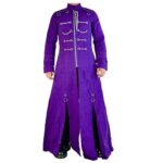Purple Hellraiser Gothic Long Coat