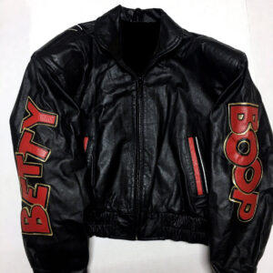 Vintage Black Betty Boop Leather Jacket