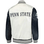 White Penn State Nittany Lions Satin Jacket