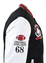 Athletics Black and White Varsity Baseball Jacket