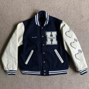 Human Made Dry Alls Wool Navy Varsity Jacket