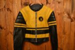 Moto Cuir Cafe Racer Biker Leather Jacket