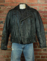 Harley Davidson Black Studded Biker Leather Jacket