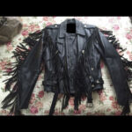 Harley Davidson Patch Black Fringe Leather Jacket