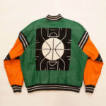 Orange Green Basketball Micheal Hoban Vintage Jacket