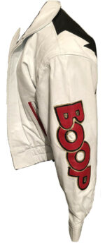 White Betty Boop Vintage Leather Jacket