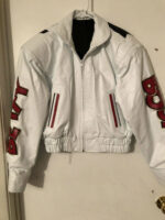 White Betty Boop Vintage Leather Jacket