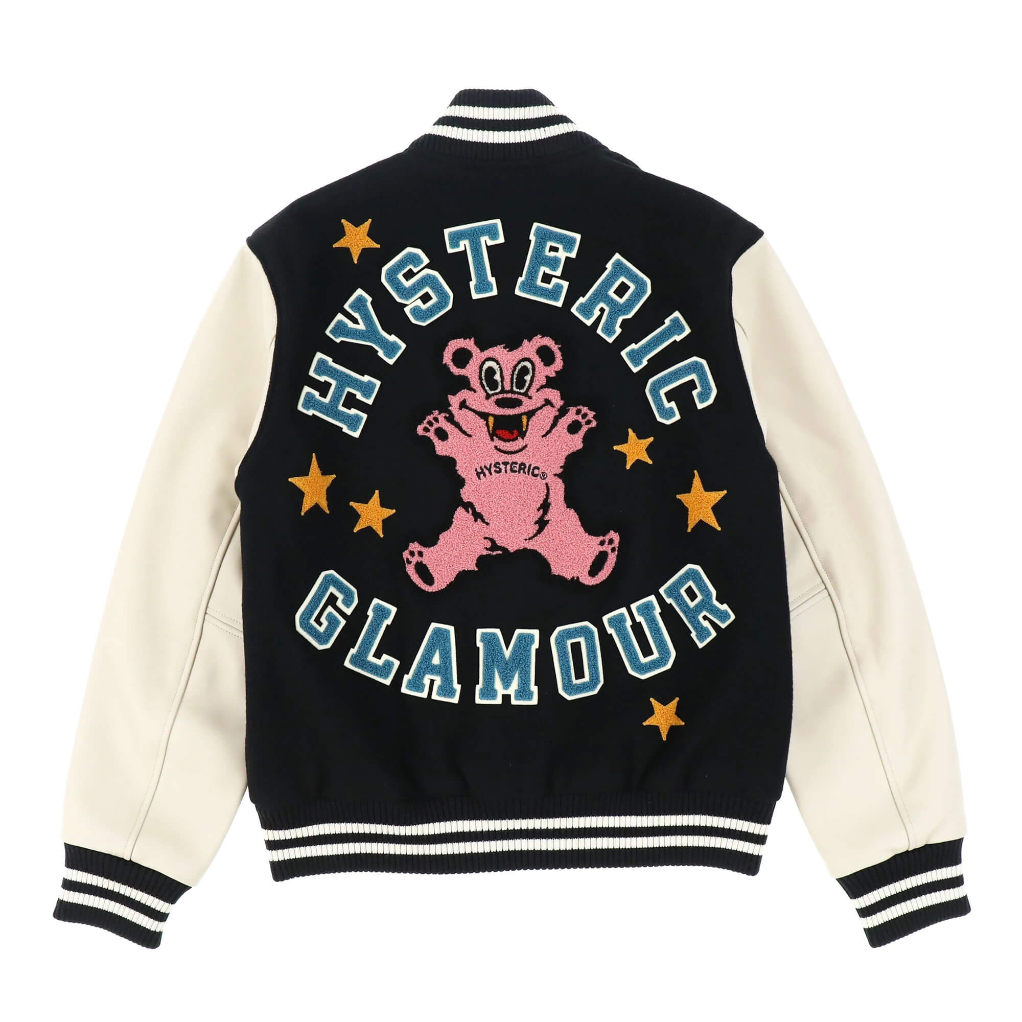 お気に入り】 HYSTERIC GLAMOUR WDS VARSITY JACKET M | www