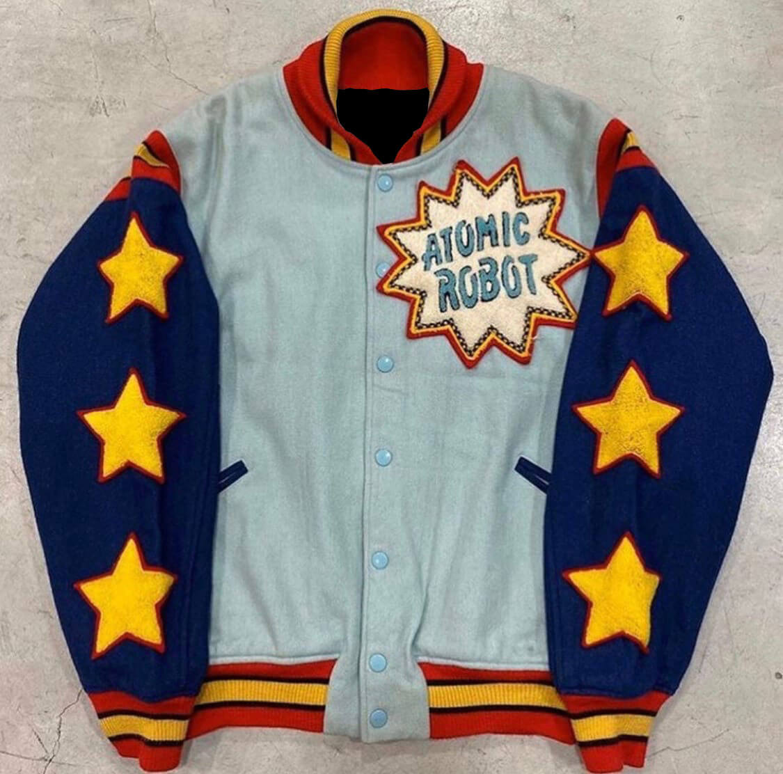 Vintage Hysteric Glamour Atomic Robot Varsity Jacket - Maker of Jacket