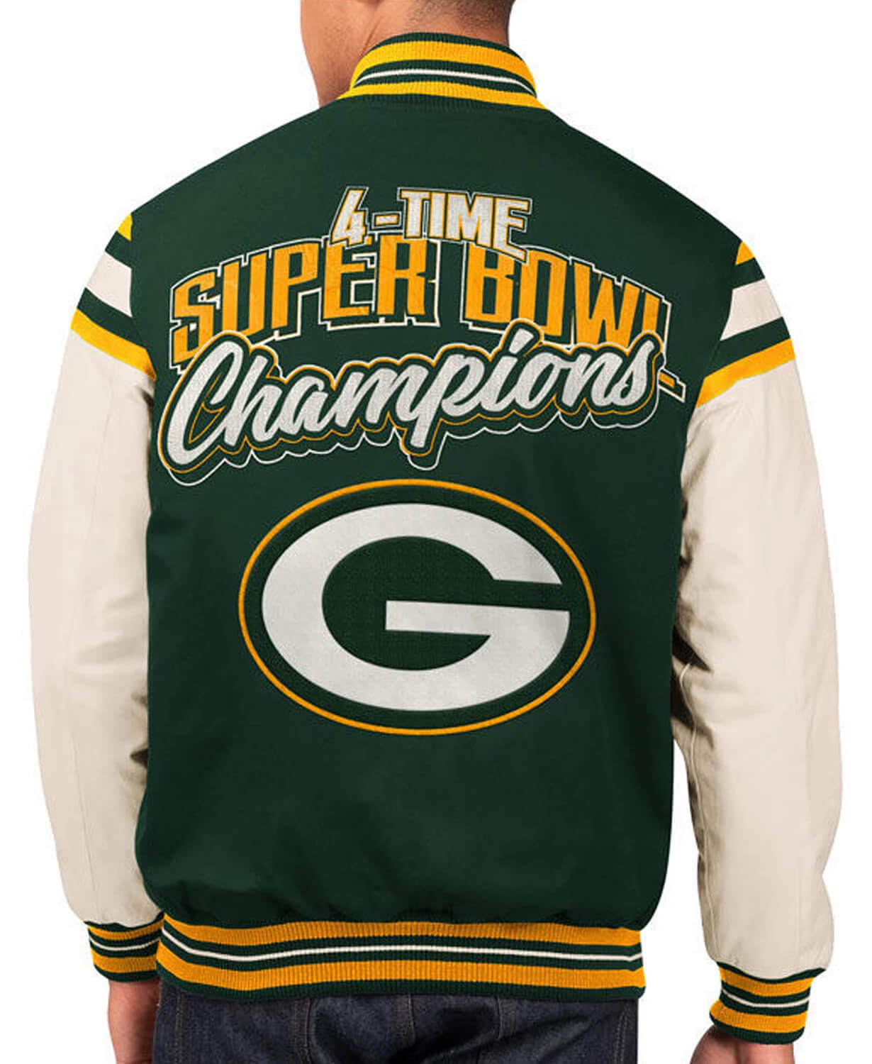 Maker of Jacket NFL Green Bay Packers Home Team Varsity