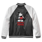Black Mickey Mouse Satin Jacket