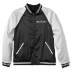 Black Mickey Mouse Satin Jacket
